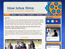 Tablet Screenshot of bluelotusfilms.net